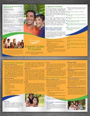 Diseño de Brochure por ESolz Technologies para Oxnard Police Department/Office of Youth Safety | Diseño #5122794