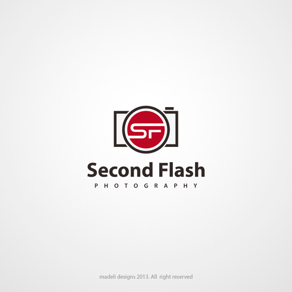 Logo Design by Alex Martin for Second Flash Photography | Design #1465027