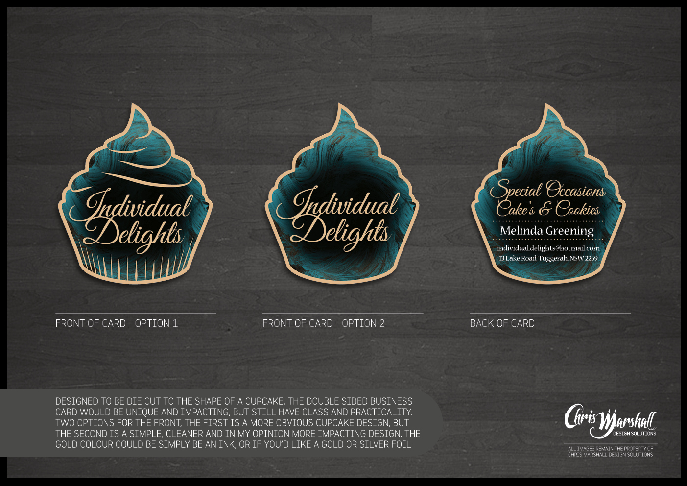 Business Card Design by Chris Marshall for Individual Delights | Design #1426874