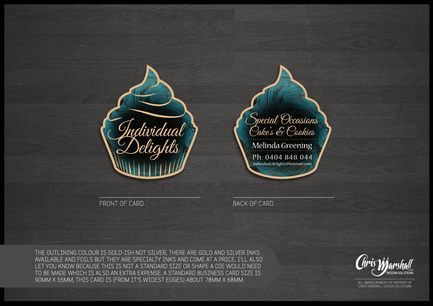 Business Card Design by Chris Marshall for Individual Delights | Design #1427493