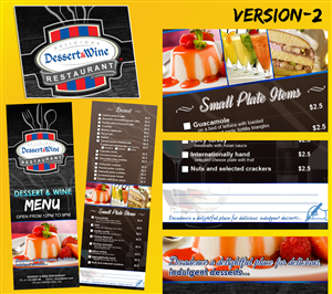 Menu Design by MDesigns ™ for this project | Design: #5200487