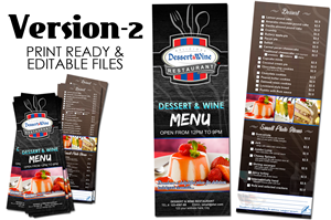 Menu Design by MDesigns ™ for this project | Design: #5200534