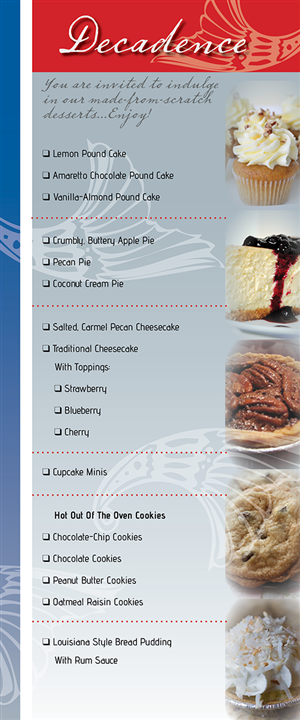 Menu Design by iD_intelligentDesign for this project | Design: #5157934
