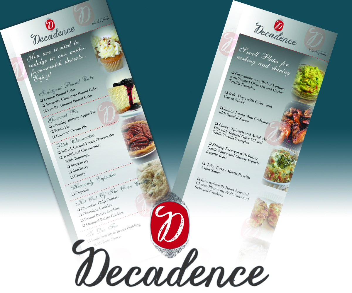 Menu Design by iD_intelligentDesign for this project | Design #5161728