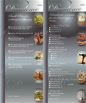 Menu Design by iD_intelligentDesign for this project | Design: #5246859