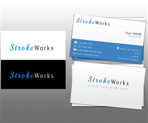 Logo Design by Stream Graphics for Stroke Works | Design #5082534
