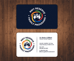 Business Card Design by Stylez Designz for 9th Mission Support Command, US Army Pacific | Design: #5131781