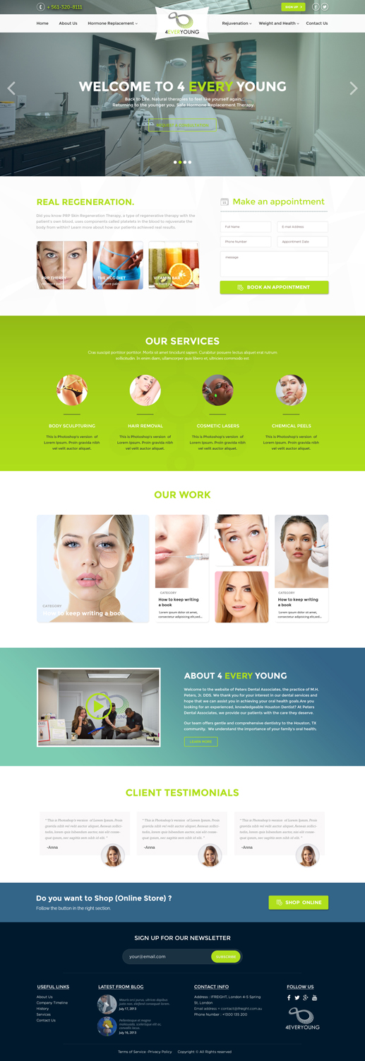 Web Design by the-lion-king for this project | Design #5079374