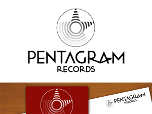 Pentagram Records | Design de Logo par nicholash