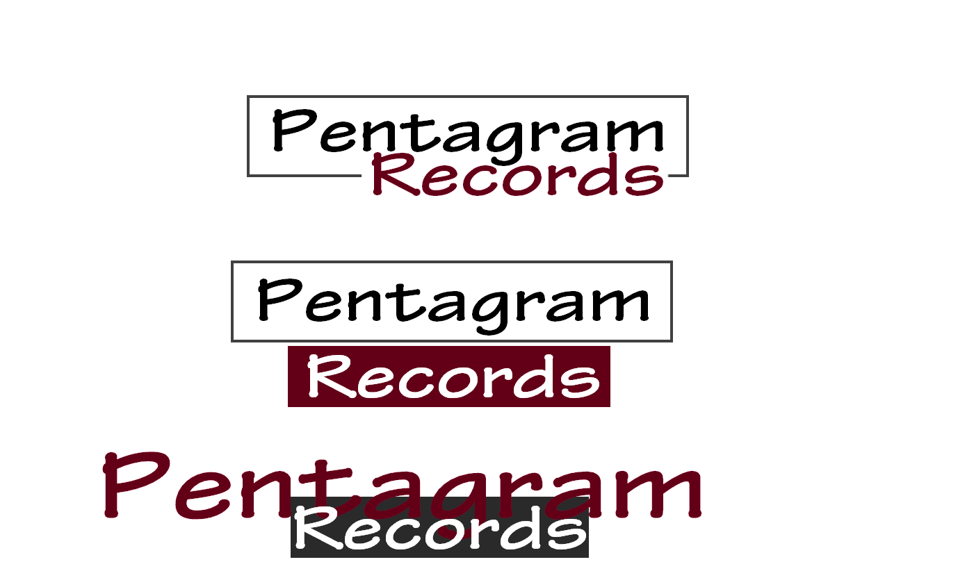 Logo Design by zamzak for Pentagram Records | Design #5086094