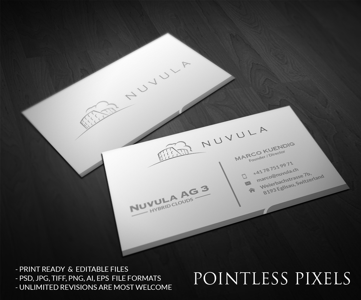 Visitenkarten-Design von Pointless Pixels India für dieses Projekt | Design #5077171