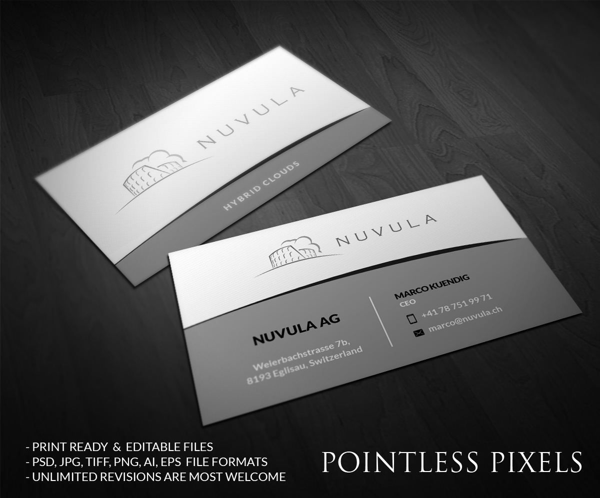 Business Card Design by Pointless Pixels India for this project | Design #5080410