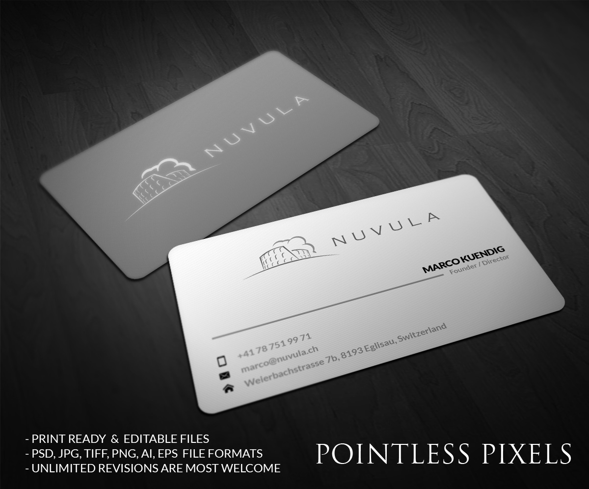 Business Card Design by Pointless Pixels India for this project | Design #5086304