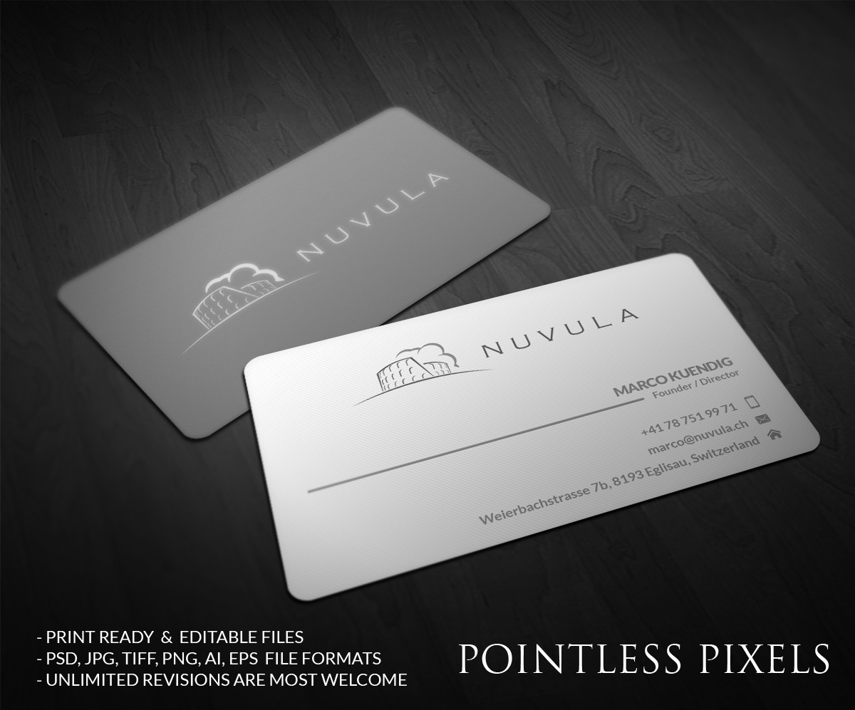 Business Card Design by Pointless Pixels India for this project | Design #5086313