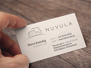 Nuvula Business Cards | Business Card Design by HYPdesign