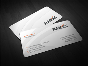 Business Card Design by Atvento Graphics for Iwiss Electric Co.Ltd | Design: #5078058
