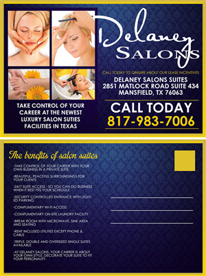 Delaney Salons | Diseño de Tarjeta por Juuri