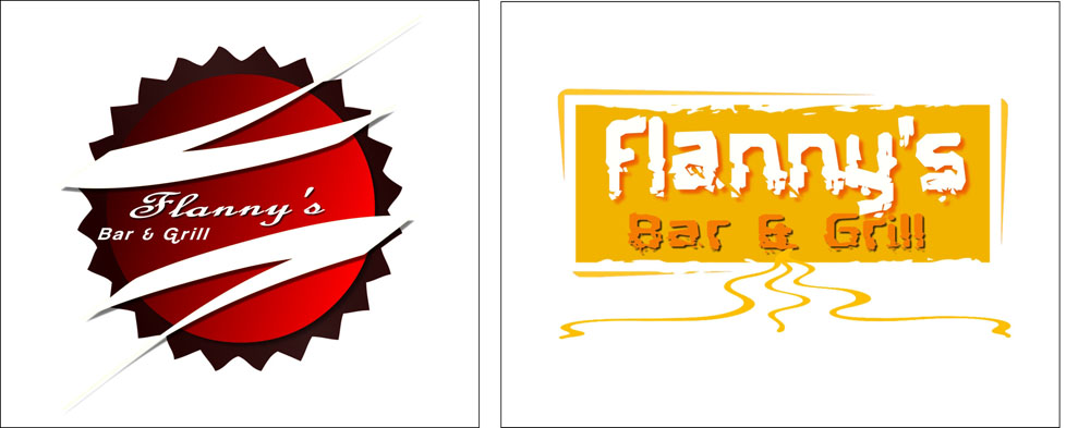 Logo Design by rico for Flannys Bar and Grill | Design #1434019