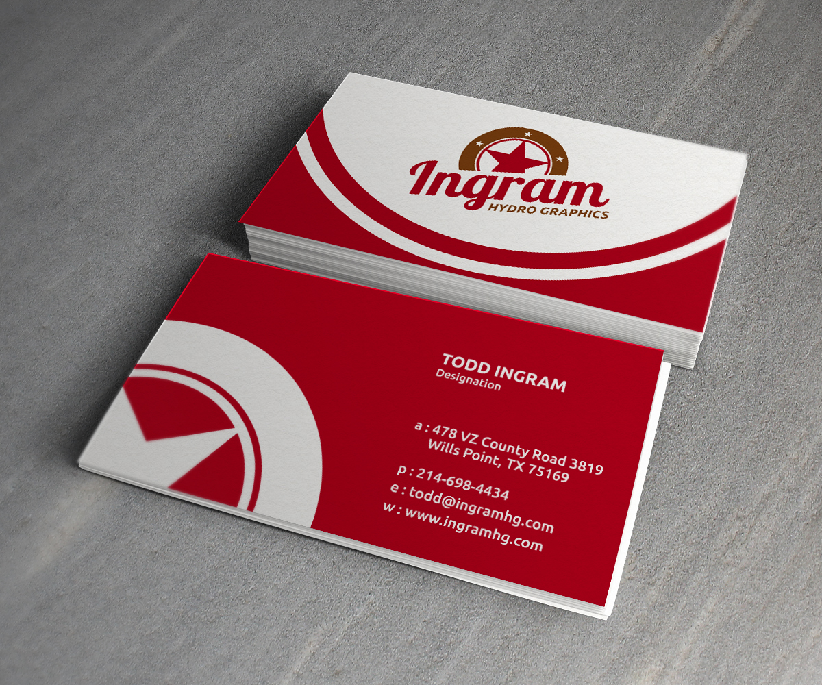 Business Card Design by ideaz2050 for Ingram Hydro Graphics | Design #5080686