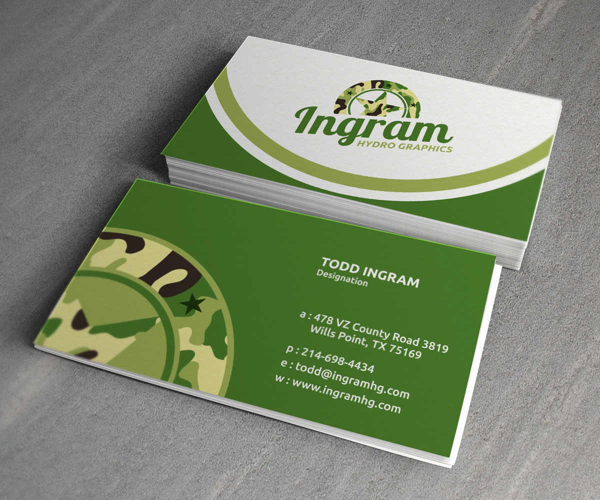 Design de Carte de Visite par ideaz2050 pour Ingram Hydro Graphics | Design #5092130