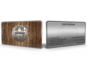 Hydrographic business needs a business card that reaches hunters and off-road enthusiasts | Design de Carte de Visite par Hardcore Design