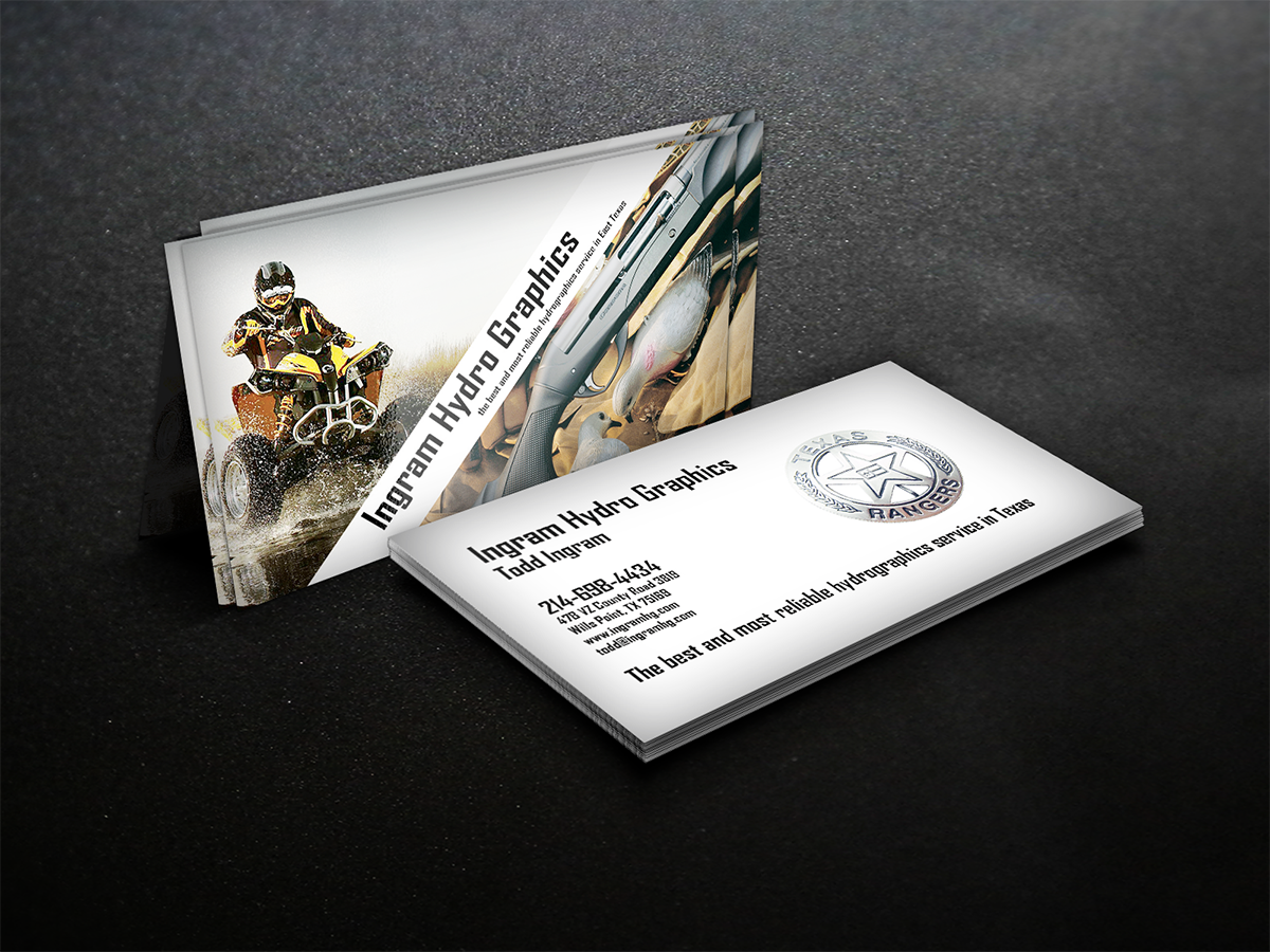Diseño de Tarjeta de Presentación por Eli Isakov para Ingram Hydro Graphics | Diseño #5075672