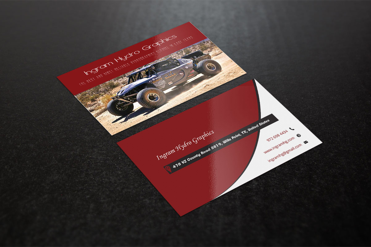 Business Card Design by Verified artistry (Design garden) for Ingram Hydro Graphics | Design #5084297