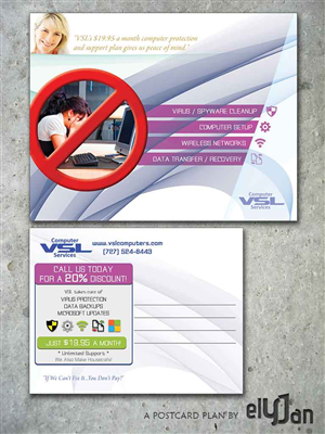 Design de Carte Postale par elYJan pour ce projet | Design : #5083342