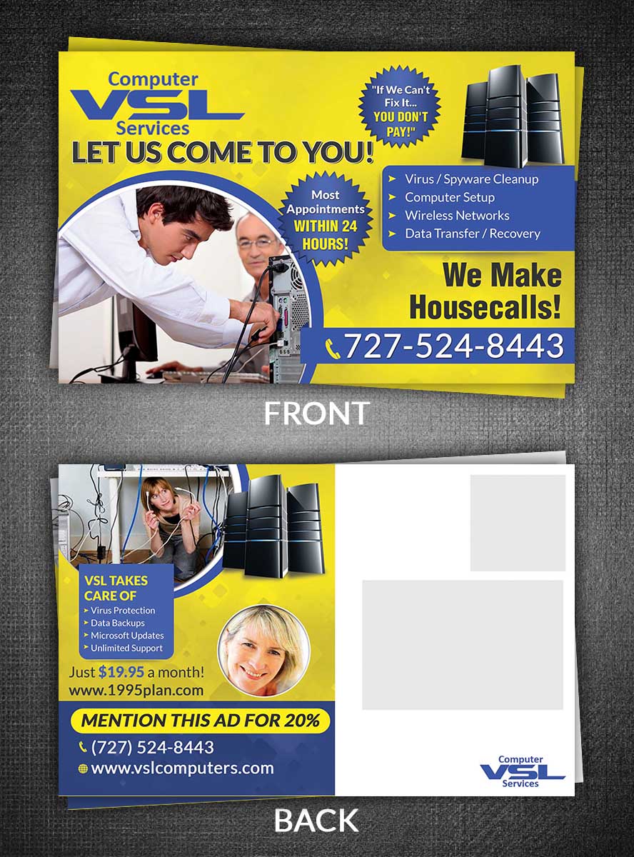 Postcard Design by ESolz Technologies for this project | Design #5107853