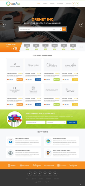 Web Design by pb for ore net marketing | Design: #11738991
