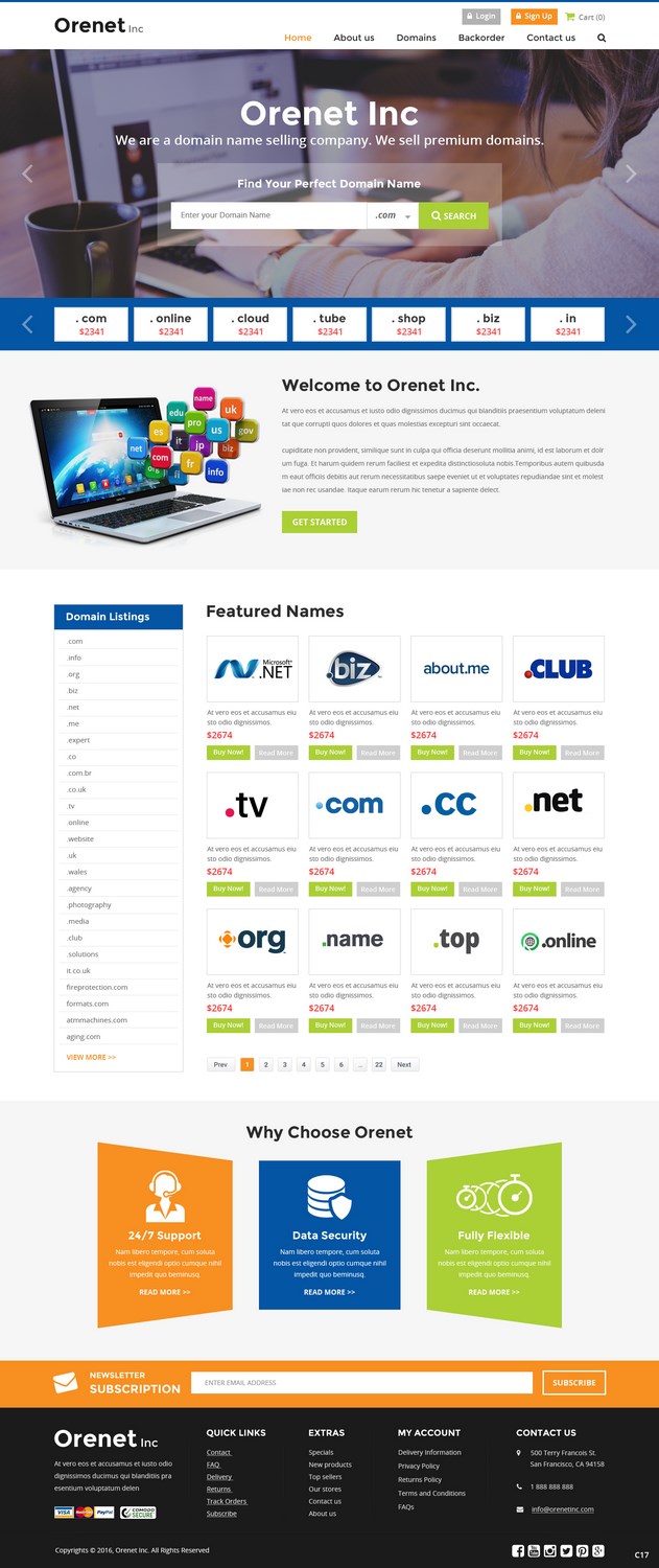 Web Design by pb for ore net marketing | Design #11738995