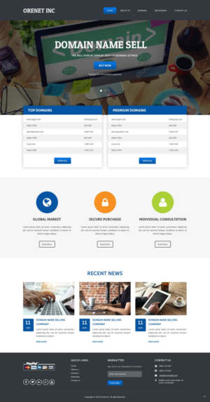 Diseño Web por pb para ore net marketing | Diseño: #11741057