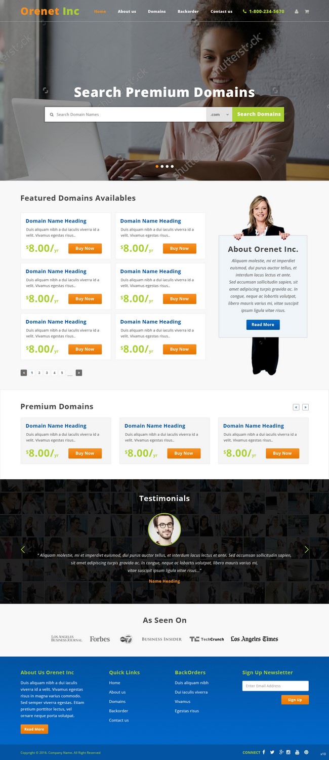 Web Design by pb for ore net marketing | Design #11741058