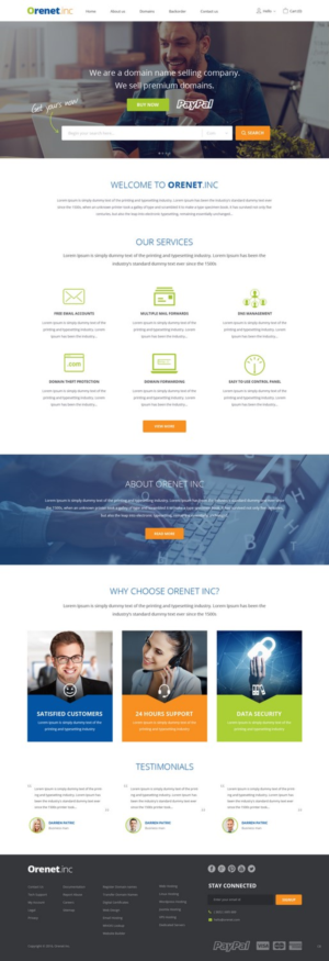 Diseño Web por pb para ore net marketing | Diseño: #11741059