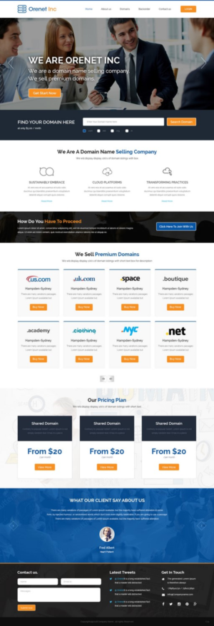 Diseño Web por pb para ore net marketing | Diseño: #11741061