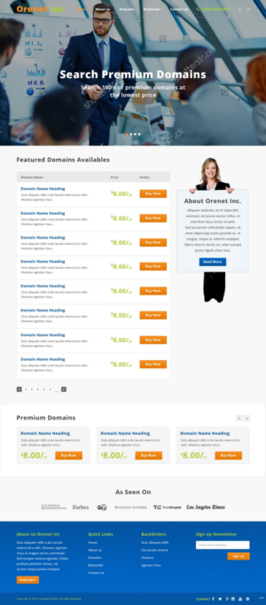 Diseño Web por pb para ore net marketing | Diseño: #11872455
