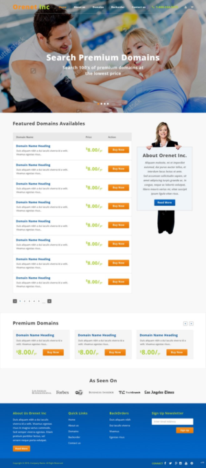 Diseño Web por pb para ore net marketing | Diseño: #11872456