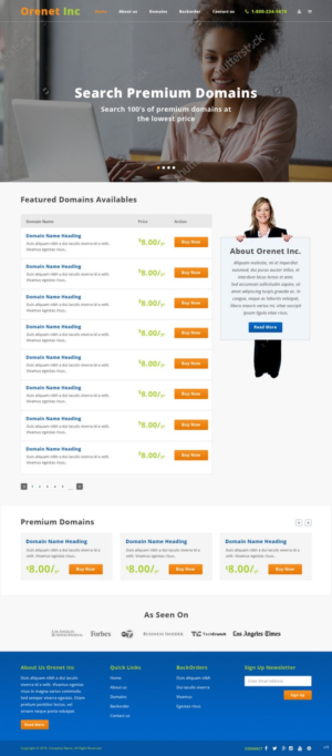 Diseño Web por pb para ore net marketing | Diseño: #11872457