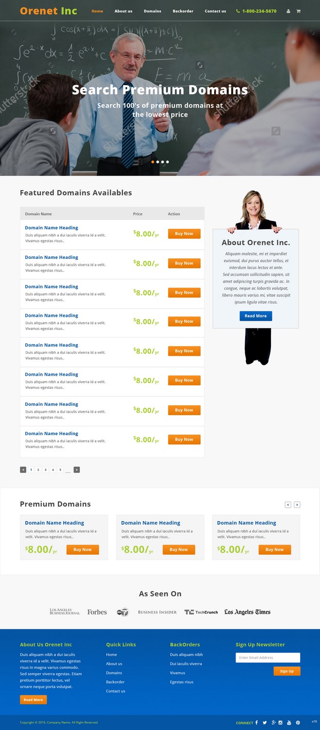 Web Design by pb for ore net marketing | Design #11872458