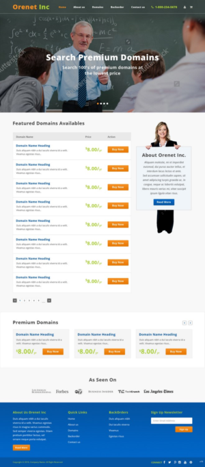 Diseño Web por pb para ore net marketing | Diseño: #11872458
