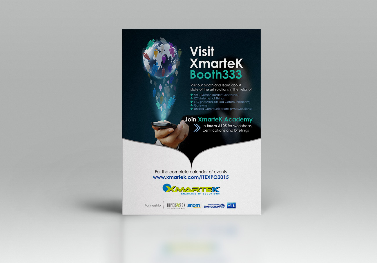 Advertisement Design by EDEN B. DESIGN for XmarteK LLC | Design #5100469