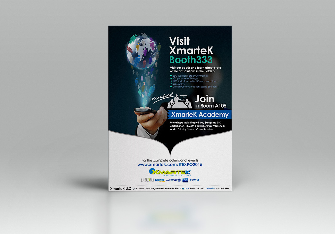Advertisement Design by EDEN B. DESIGN for XmarteK LLC | Design #5105066