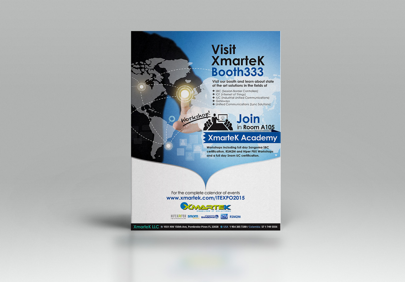 Advertisement Design by EDEN B. DESIGN for XmarteK LLC | Design #5105105