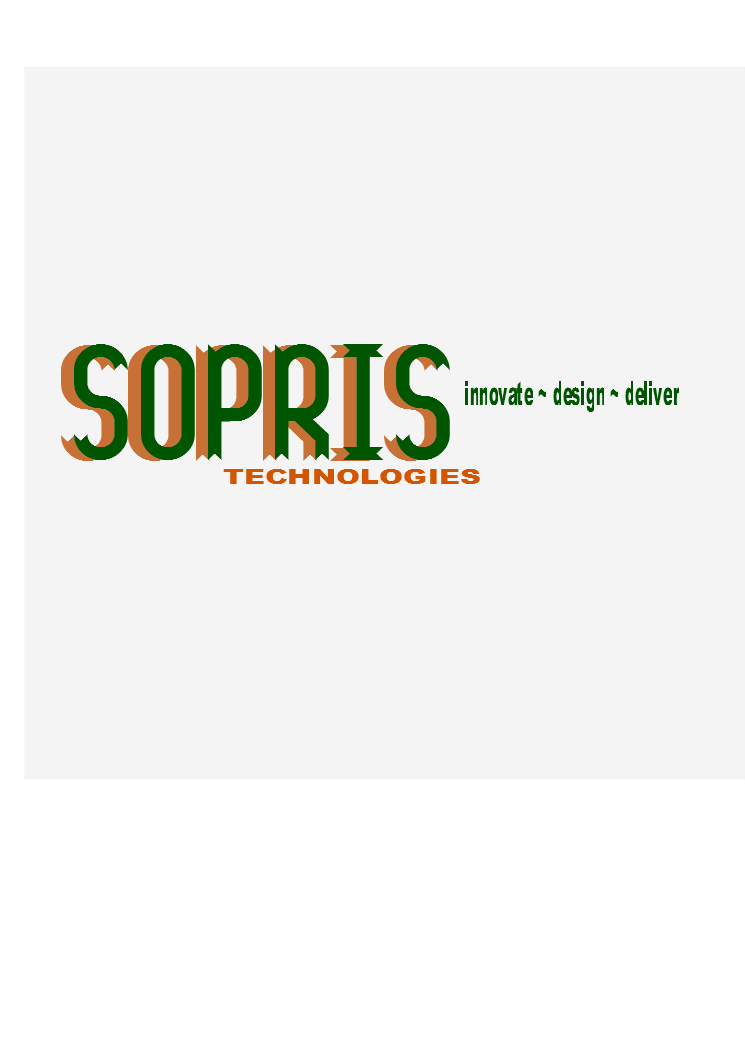 Logo-Design von Terrilynn's Designs für SOPRIS Technologes | Design #5122469