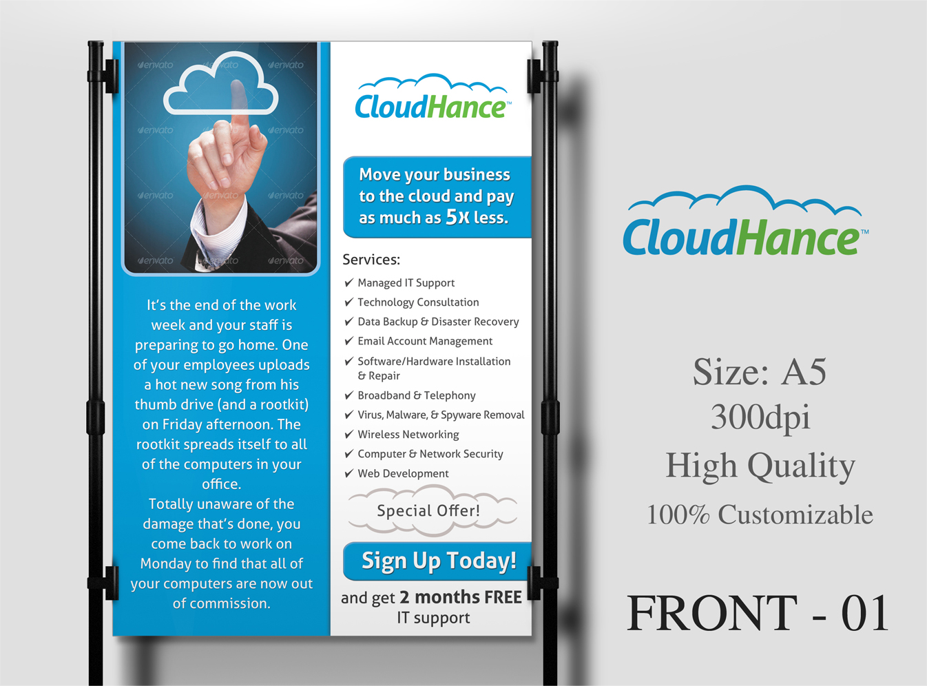 Design de Flyer par Creative Chamber pour Cloudhance | Design #1498857