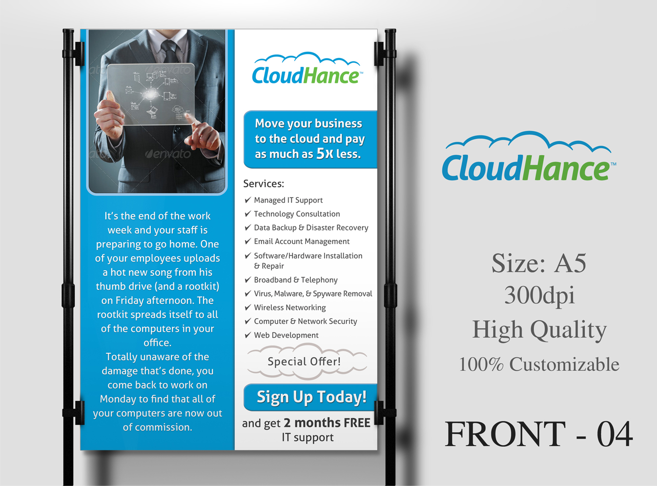 Design de Flyer par Creative Chamber pour Cloudhance | Design #1498872
