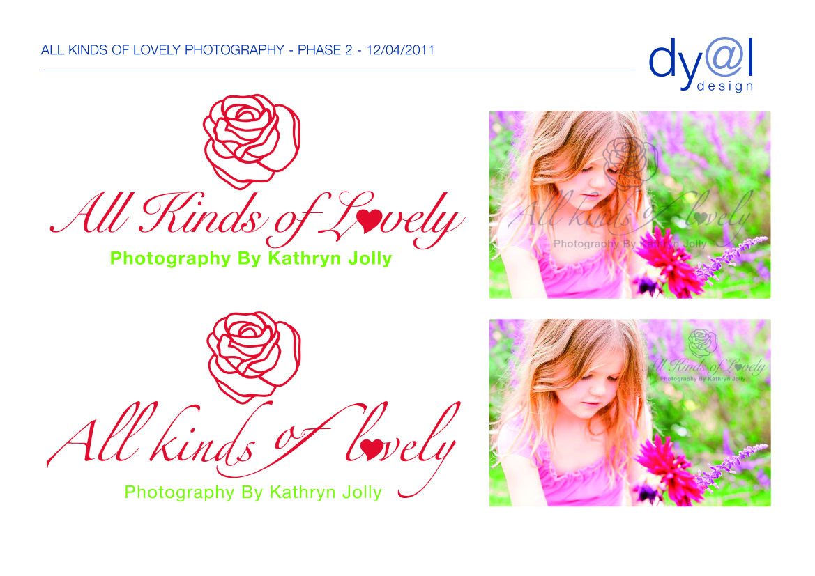 Logo Design by Dyal Design for All Kinds of Lovely Photography | Design #258203