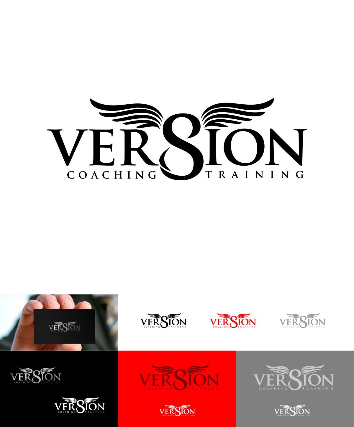 Logo-Design von DesignMX (Renan Mejia) für Version 8 Coaching and Training | Design #5084969