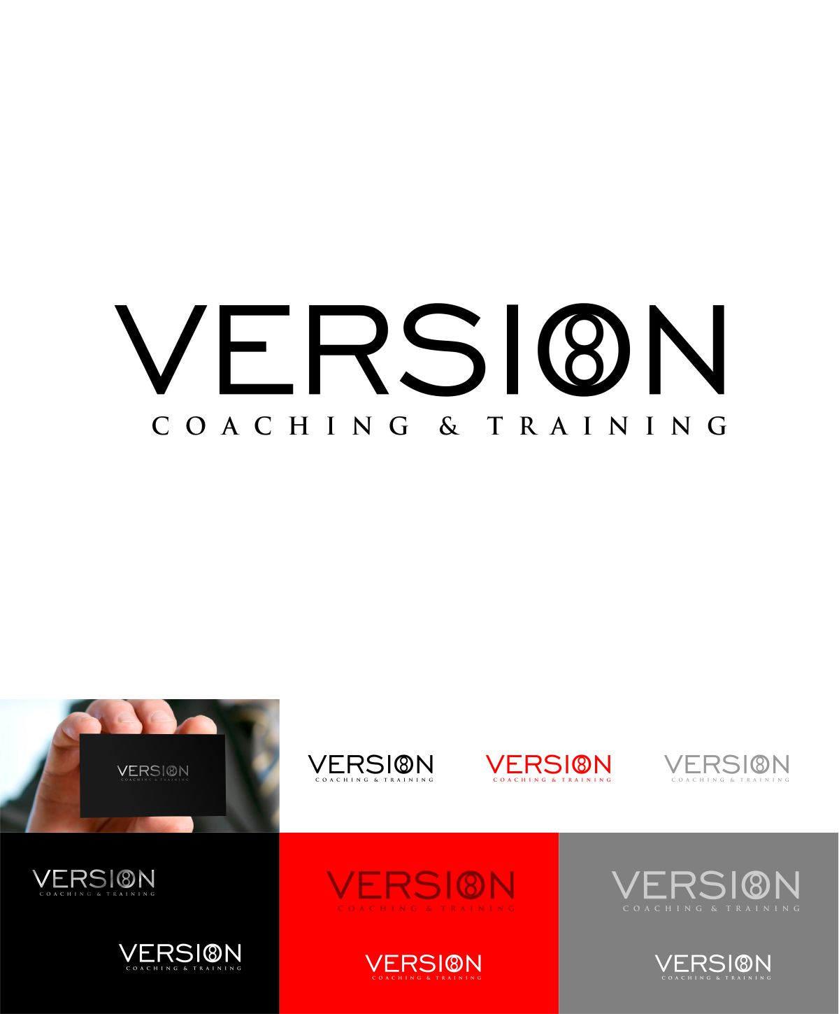 Logo Design by DesignMX (Renan Mejia) for Version 8 Coaching and Training | Design #5085025