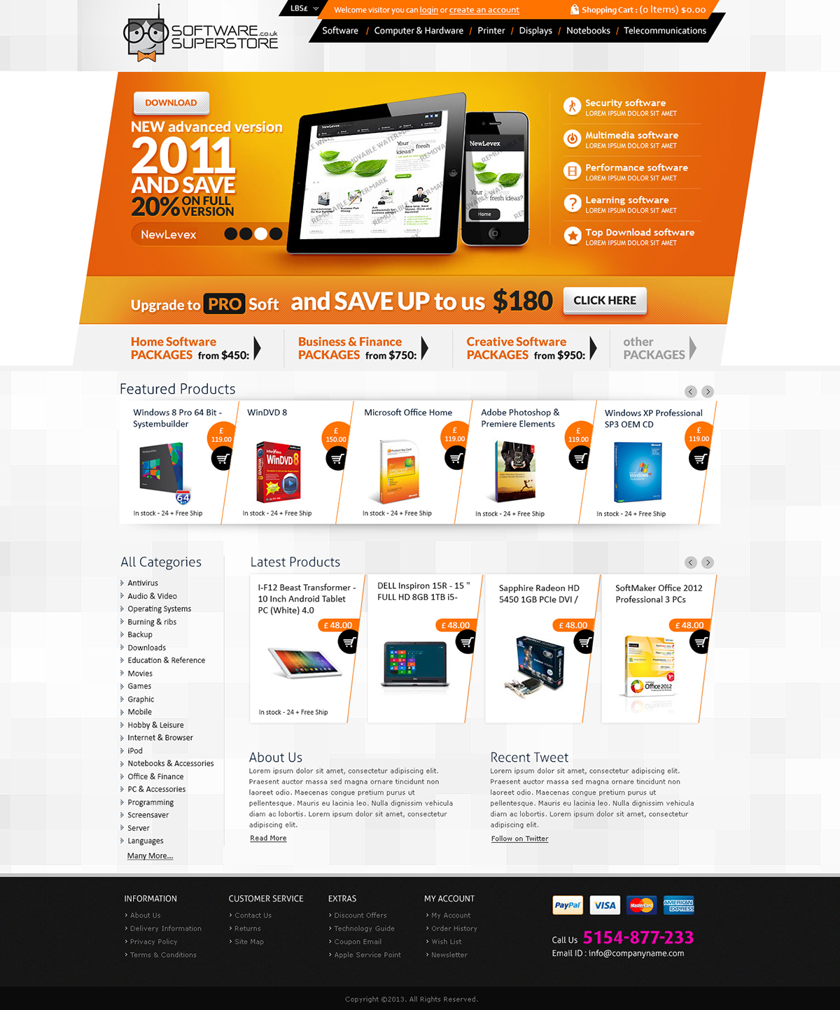 Web Design by TD for pcfritz.de Onlinestore GmbH | Design #1461629